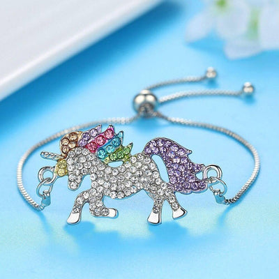 Bracelet Animal Licorne Argent