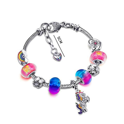 Bracelet Licorne avec des Pierres
