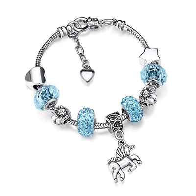 Bracelet licorne avec des pierres