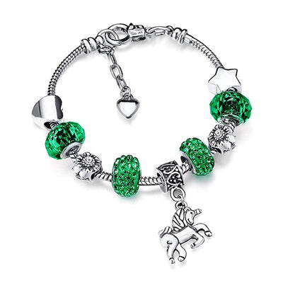 Bracelet Licorne avec des Pierres - Licorne