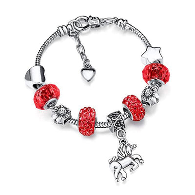Bracelet Licorne avec des Pierres - Licorne