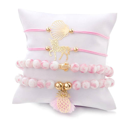 Bracelet Licorne Breloques