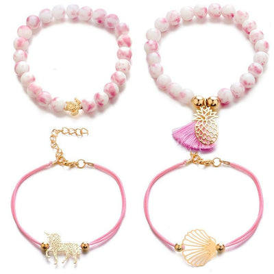 Bracelet Licorne Breloques