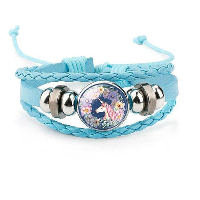 Bracelet Licorne Enfant Tressé - Une Licorne