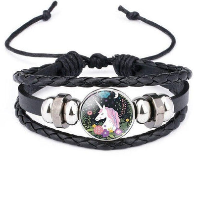 Bracelet Licorne Enfant Tressé - Une Licorne