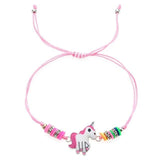 Bracelet Licorne Rose Femme