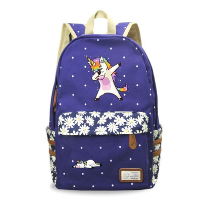 Cartable Licorne Bleu Primaire