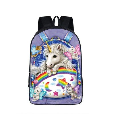 Cartable Licorne Chat