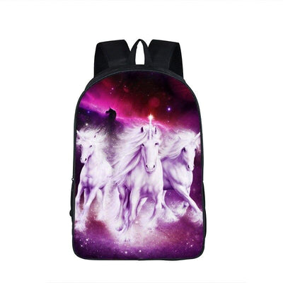 Cartable Licorne Chevaux Blancs