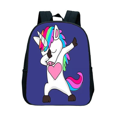 Cartable Licorne Dab Bleu