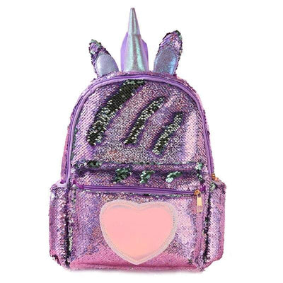 Cartable Licorne Maternelle violet