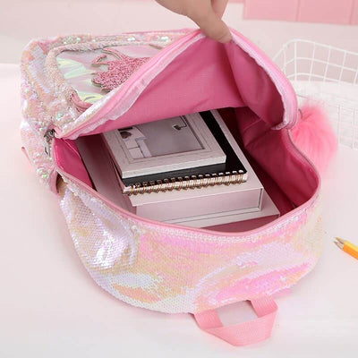 Cartable Licorne Fille Pompon