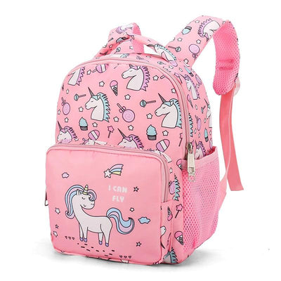 Cartable Licorne rose