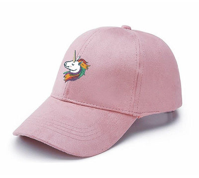 Casquette Licorne Adulte Rose