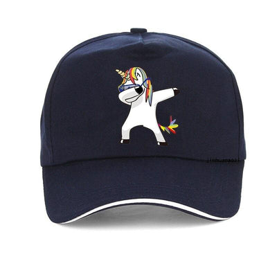 Casquette Licorne Dab Bleu Foncé