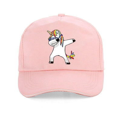 Casquette Licorne Dab Rose