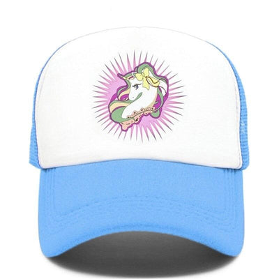 Casquette Licorne Bleu