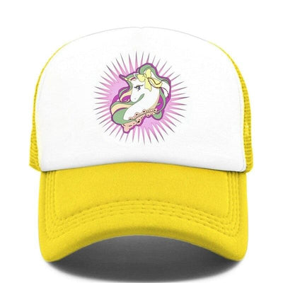 Casquette Licorne Jaune