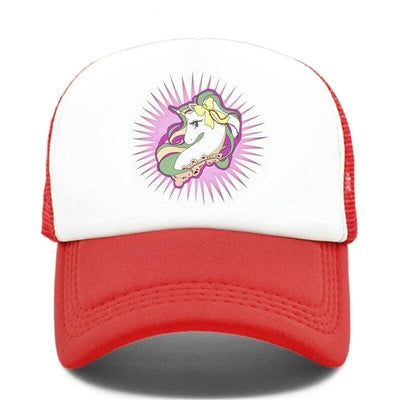 Casquette Licorne Rouge