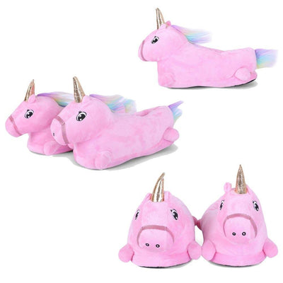 Chausson Licorne Corne Dorée Rose