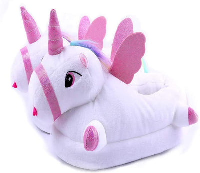 Chaussons Licorne Unicorne Blanc