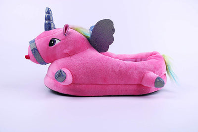 Chausson Licorne Unicorne Rose