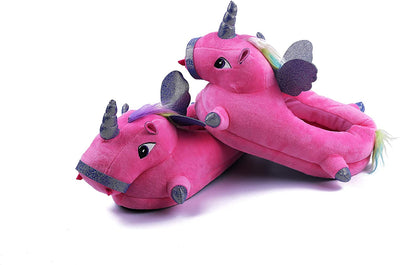 Chausson Licorne Unicorne Rose