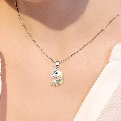 Pendentif Licorne Argent femme