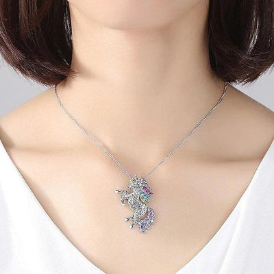 Collier Licorne femme Fantaisie