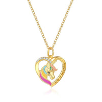 Collier Licorne Femme Or