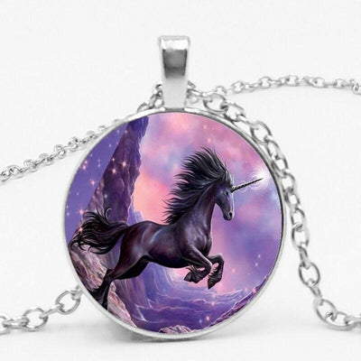Collier Licorne Noire