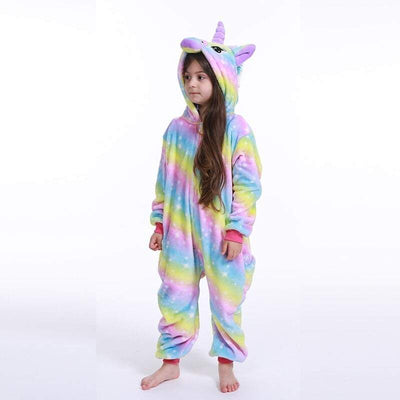 Pyjama Licorne Fille Arc en Ciel