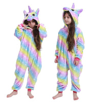 Combinaison Licorne Fille Arc en Ciel