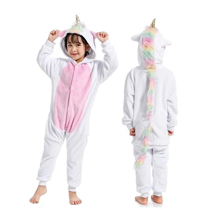Combinaison Deguisement Bebe - Licorne Blanche