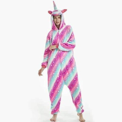 Combinaison Licorne Femme Arc en Ciel