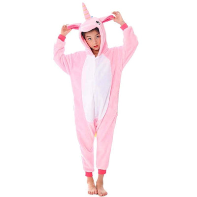 Combinaison Licorne Fille Rose