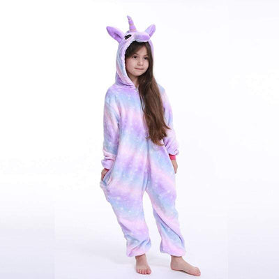 Combinaison Licorne Fille Violet