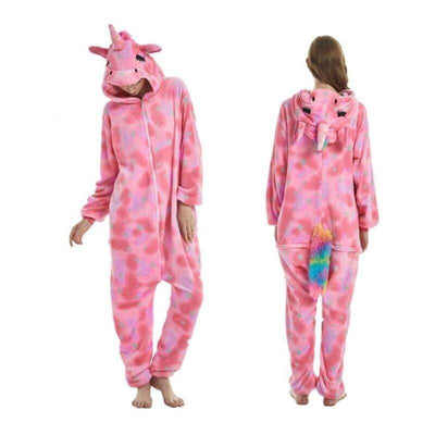 Combinaison Pyjama Licorne Rose