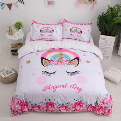 housse de couette licorne 2 personne