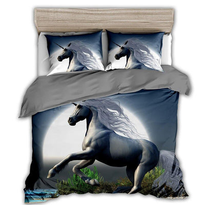 Housse de Couette Licorne 3D