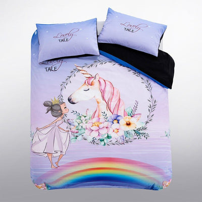 Housse de Couette Licorne Amitié