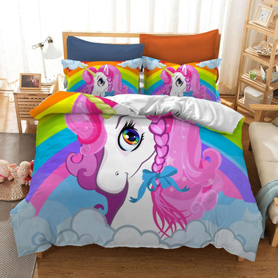 Housse de Couette Licorne Beauté Femme