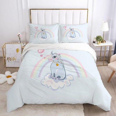 Housse de Couette Licorne Cochon