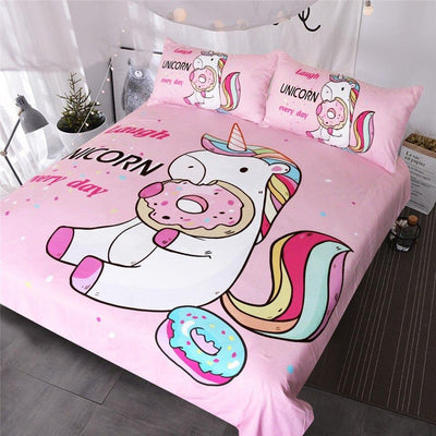 Housse de Couette Licorne Donuts
