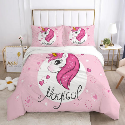 Housse de Couette Licorne Emoji