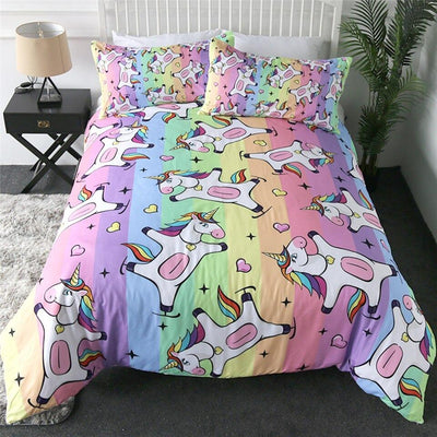 Housse de Couette Licorne Enfant Joyeux