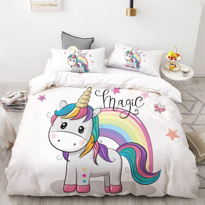 Housse de Couette Licorne Fille