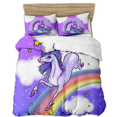 Housse de Couette Licorne Galope
