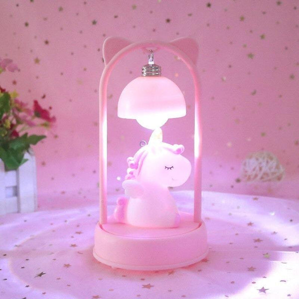 Lampe de Chevet Fille Licorne