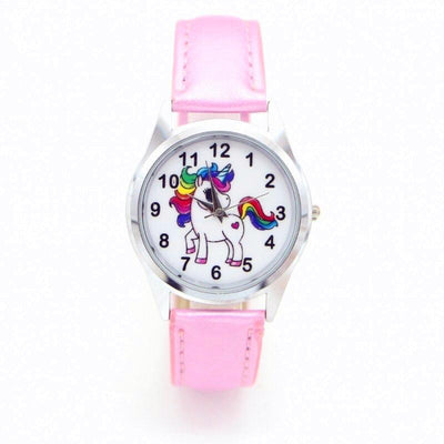 Montre Licorne Arc en Ciel